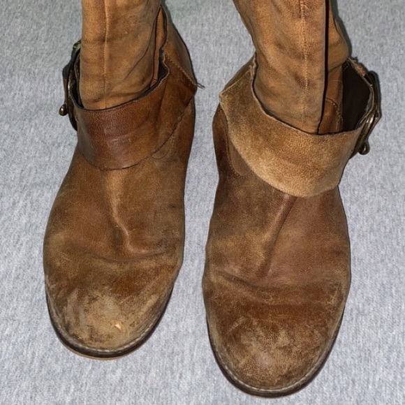 STEVE MADDEN brown leather boots! SIZE 10. - Picture 3 of 6